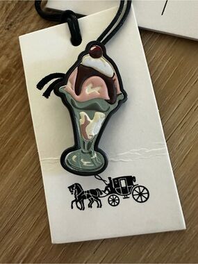Coach Sundae Bag Charm/Brooch New